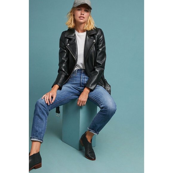 NWT Anthropologie ett:twa Whipstitch Moto Jacket XS - Picture 4 of 4